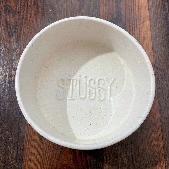 Stussy CERAMIC STOCK DOT PET BOWL